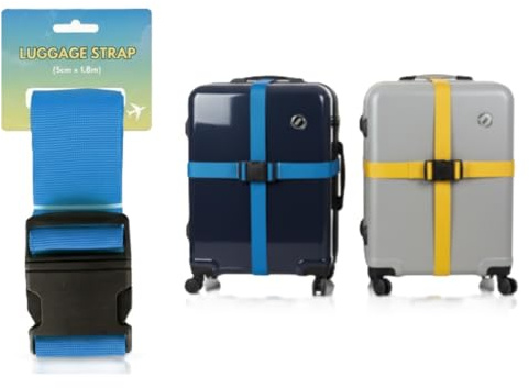 Luggage Straps Suitcases Tie Down Cam Buckle Assorted 1Pack
