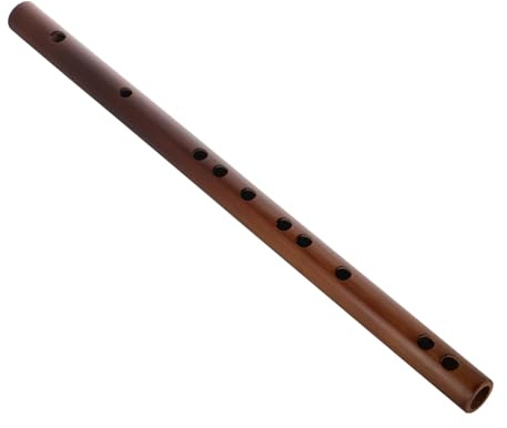 WHAMVOX Flauta de Bambú Clave Natural Instrumento Musical Tradicional Chino para Principiantes Diseño Compacto y Resonante Construcción Artesanal Duradera para Adultos sin Experiencia