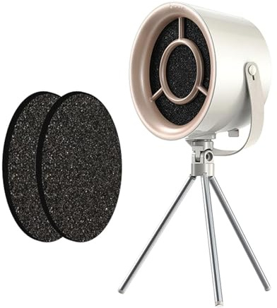 lmoikesz Cappa da Cucina Portatile da Tavolo, Mini Cappa aspirante, compatta ma Potente per un'efficace Estrazione del Fumo Durante la Cottura, Filtro Staccabile, Barbecue