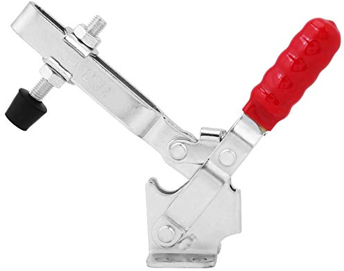 227KG Abrazadera de palanca de 500 lb, Abrazadera de cierre horizontal de liberación rápida, Mango antideslizante Herramienta de sujeción vertical de tipo vertical, para sujeción
