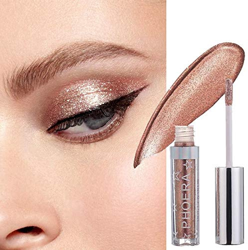 AQUAPURITY - PHOERA® Eyeshadow Magnificent Metals Glitter Liquid metallic Eye Shadow UK (106 ROSE GOLD)