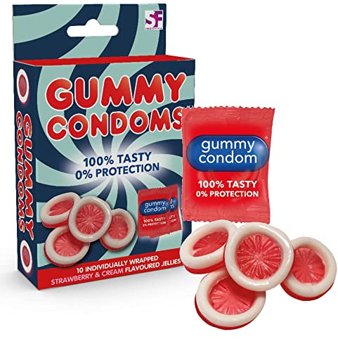 Gummy Condoms Womens Womans For Her Christmas Birthday Valentines Secret Santa Jelly Sweets Joke Funny top selling gift present