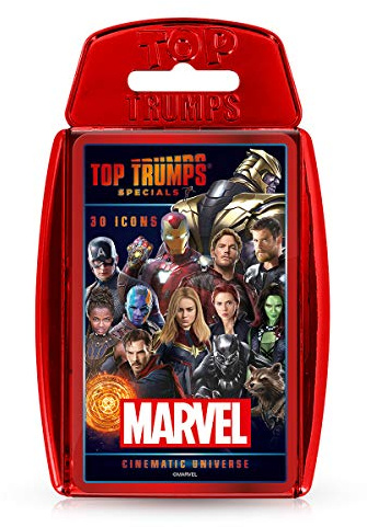 Top Trumps Marvel Cinematic Universe Special Card Game, Play with Black Widow, Iron Man, Black Panther, Thanos and Loki, Educational makes a great gift for ages 12 plus