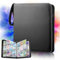 GIBOHOM Álbum de para Cartas, Carpeta de Cartas Coleccionista 900 Cartas 50 Paginas, Álbum de Fundas Transparente e Impermeable para Tarjetas de Tamaño Estándar (Negro)