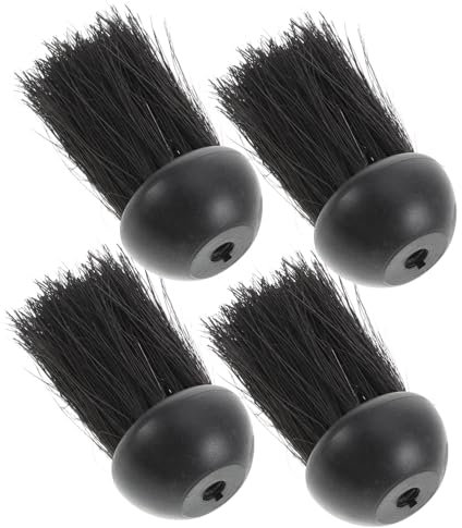Garneck 4pcs Fireplace Tool Brush Set Wood Brush for Ash Cleaning Multi-use Cleaning Utensils for Campfires Grills