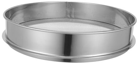 CIMAXIC Inoxidable para Jardinería Fino para Suelo y Compost Mallas Diseño Ergonómico y Fácil De Transportar