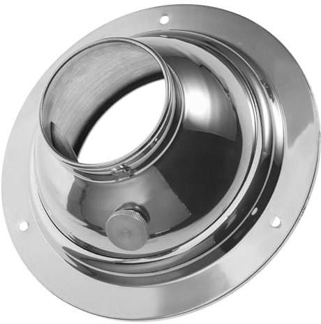 OUNONA respiradero de acero inoxidable campana extractora Cubrir respiraderos persianas reja campana de chimenea protector impermeable de ventilación de techo ventilación de escape Plata