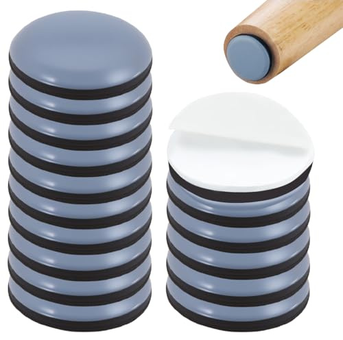 16 Piezas Almohadillas de PTFE para Muebles Protección, 25mm