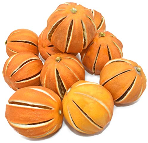 20 Whole Dried Oranges - Dried Oranges Whole Fruits - Christmas Crafts Wreath Florist Decoration