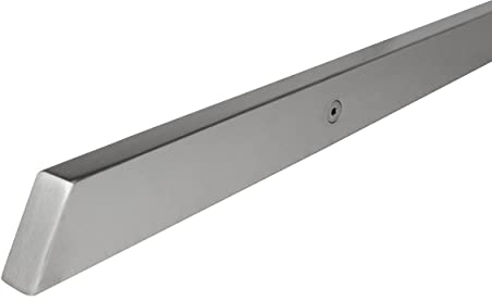 INOXLM Rechteckiger Handlauf 40x20mm Treppengeländer Edelstahl AISI 304, Satiniert Finish, Made in Italy, Ideal für Innen und Außen