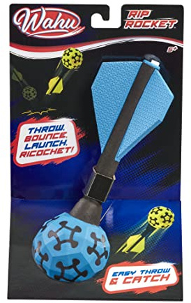 WAHU Rip Rocket - Blue | Get Ready to Throw, Bounce and Catch the Amazing Rip Rocket | Flies over 50 metres! | Outdoor Garden Toys | Suitable for Ages 5+