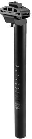 X AUTOHAUX 27.2x300mm Bike Seat Post Aluminum Alloy Bicycle Seatpost Mountain Bike Saddle Pole Road Bike Seat Tube Mount Black