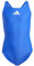 adidas Mädchen Solid Small Logo Swimsuit, Semi Lucid Blue/White, 5-6 Years