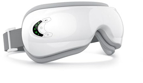 ZUKULIFE Augenmassagegerät mit Wärme, Vibration und Bluetooth Musik, Augenmaske hilft bei Augenringen und Trockenen Augen, Verbessert Schlafqualität, Geschenke für Frauen & Männer