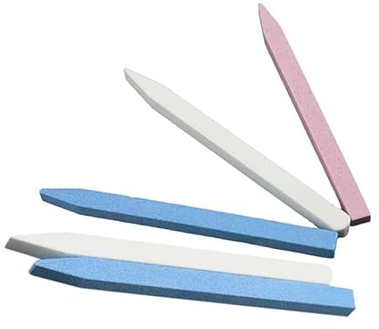 HAPINARY Lot de 5 limes à ongles - Bloc de polissage pour ongles - Bloc de polissage pour ongles - Bloc de lime à ongles - Pierre pour enlever rapidement les cuticules - Polissage des ongles