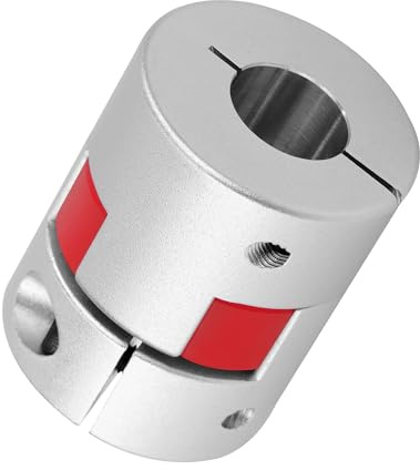 5 mm x 10 mm CNC Flessibile Plum Accoppiamento Condensatore Assiale Accoppiatore Prugna in Lega di Alluminio Albero Accoppiatore Motore Passo-passo CNC Encoder D20 L25