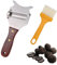 MINZHI Trüffelreibe,Trüffelhobel,Trüffel Hobel,Trüffelhobel Edelstahl,Profi Käsehobel, Cheese Slicer mit Einstellbarer Dicke,Mit Bürste, für Küche, Restaurant,kann Trüffel,Schokolade, Käse schneiden