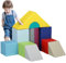 HOMCOM Set Costruzioni Morbide per Bambini 1-3 Anni con 11 Forme, Gioco Blocchi in Schiuma per Bambini, in PU e EPE, Multicolore