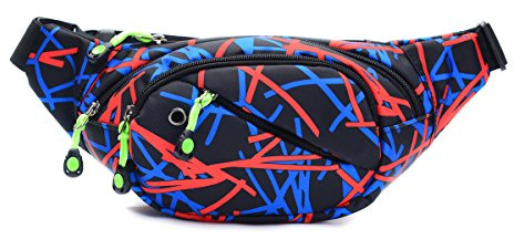 Riñonera Deportiva, Impermeable Viaje Cinturón de Dinero Moda Senderismo Ciclismo Running Riñoneras para Mujer Hombre