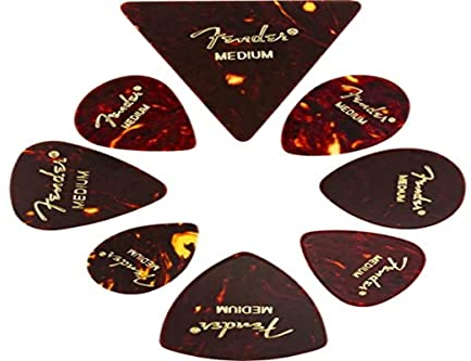 Fender All Shapes, Celluloid Medley, Schildkrötenpanzer, Größe M, (8)