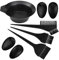 Jinlaili 6PCS Kit per tingere i capelli, Pennello per Tinta Capelli, Salon Tinta Capelli Pennello Colore per colorazione fai da te con pennelli, ciotole, copriorecchie, Strumento di Capelli Colore Kit