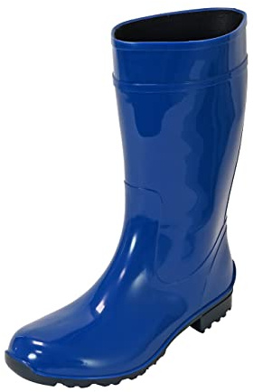 Regenliebe Damen Gummistiefel de Störtregen Regenstiefel Langschaft, Farbe:kobalt, Größe:38 EU