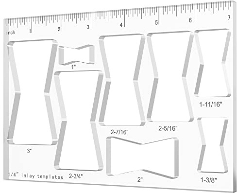 Router Clip Butterfly Inlay Template - Woodworking Decoration Fixture, 7 inch Butterfly 1 Piece
