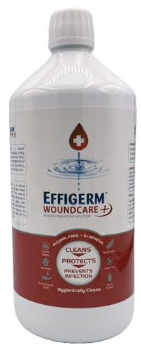 Effigerm Advanced Wound Care Solution 1 Litre – No-Sting Hypochlorous Acid – First Aid Spray for Cleansing, Hydration & Fast Healing – Long-Lasting & Shelf-Stable