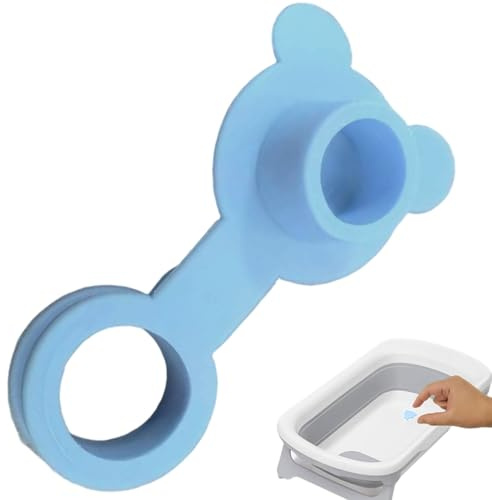 Peosaard Tapón de Drenaje para bañera, tapón de bañera para de bebé, de Silicona a Prueba de Fugas, baño Reutilizable para con un diámetro de Salida de Agua de 1, 18 Pulgadas
