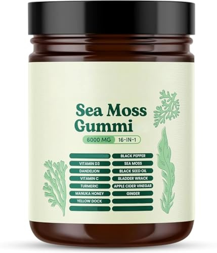 Sea Moss Gummies, promueve la salud intestinal, una digestión suave