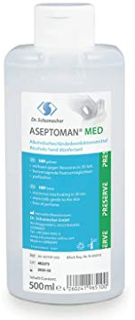 ASEPTOMAN MED Alkoholisches Händedesinfektionsmittel (500 ml Spenderflasche)