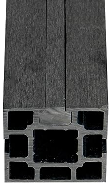 Home Deluxe - 3x Nutleiste CALLANUT - für WPC Sichtschutzzaun Callado - je 2 Stück, Maße: 92 x 3 x 2,2 cm I Blickschutz Windschutz Sonnenschutz