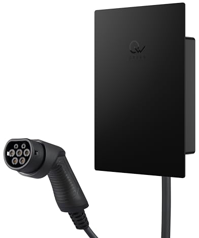 Green Wallbox 2 Pro Slim Ladestation für Elektrofahrzeuge - Ladestation mit 10 Meter Typ-2-Kabel - Leistung von 7,4 kW - Smart Charging - Dedizierte Mobile App - LED-Beleuchtung