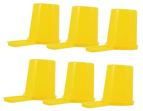 CAXUSD Bienentränke Wasserspender Für Bienen 6 Stück Bienenfütterer Kunststoff Einfach Zu Reinigen Bienenstockeingang Sicher Und Tragbar