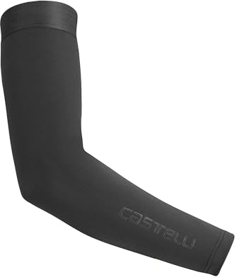 CASTELLI Unisex Espresso Armwarmer, Ciclismo & Abbigliamento protettivo per ciclismo su strada e gravel, uomini e donne, Nero chiaro., Medium