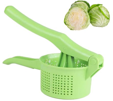 Prensa escurridor de verduras - Prensa exprimidora de verduras, escurridor de prensa de relleno manual Herramienta de cocina casera para exprimir rápidamente el líquido de las verduras, un utensilio d