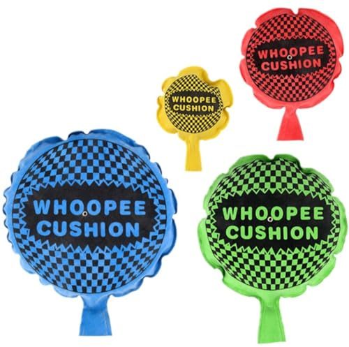 ASQzhuLIWing 2 pieces fart pads Children's fart pads Prank toys that make fart sounds Suitable for April Fool's Day Halloween prank toys Party bag filling(Random Color)
