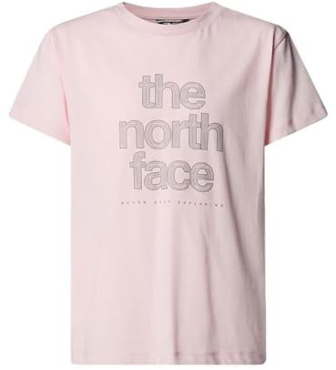 The North Face Reflective Logo Relaxed T-Shirt pour Fille Pale Blossom 12 Ans
