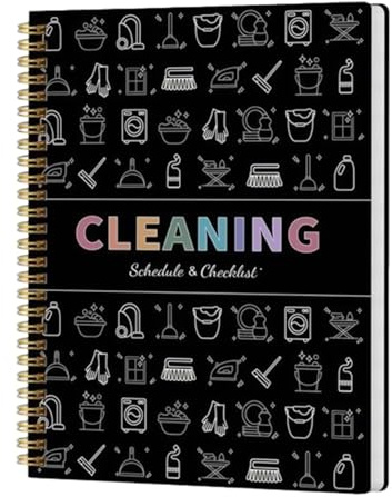 Planificador de limpieza familiar, calendario de lista de verificación 2026, organizador de 7.87 pulgadas con diseño de tareas diarias, libro de limpieza, planificador familiar con diseño práctico