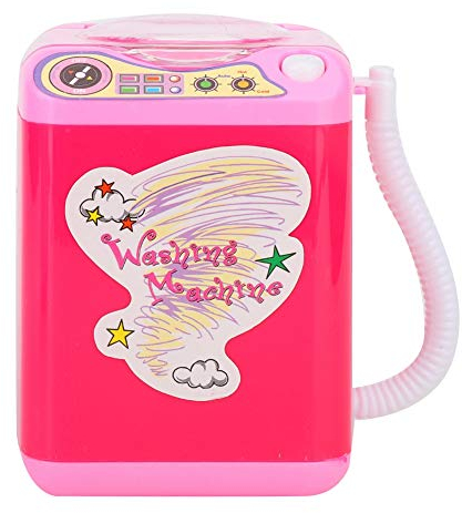 Machine à laver d'éponge de maquillage, machine à laver de brosse électrique Mini nettoyeur de brosse de maquillage électrique, pour nettoyer les brosses de maquillage filles(rose Red)