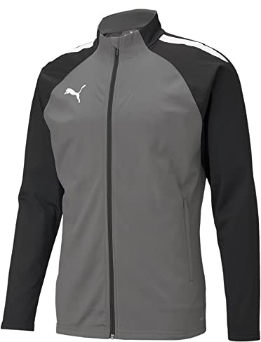PUMA Men's Team LIGA Training Jacket, Smoked Pearl White, Large