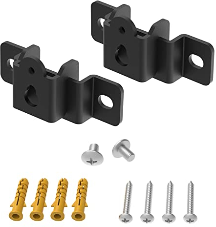 JINGer Universal Speaker Wall Mount for Sony, Vizio, Samsung, Roku, and More Sound Speakers, Mounted Under TV on Wall