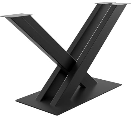MetaloPro Pieds de Table Thbn - Acier Robuste