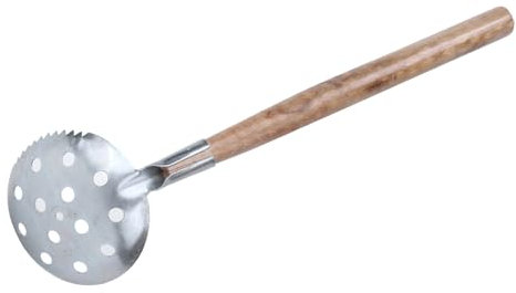 2 Palas de Pesca en Hielo, Pala de Pesca en Hielo, Equipo de Madera para Bodas de Invierno, Pala de Hierro con Dientes de Madera para Pesca de Invierno, Pala de Pesca en Hielo