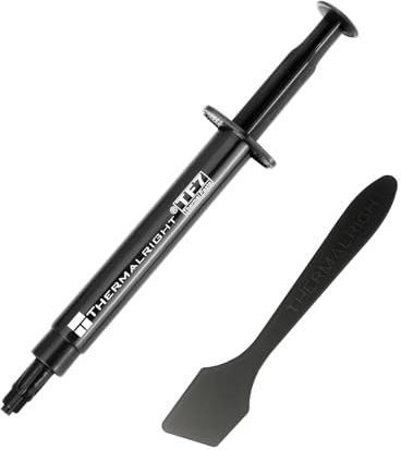 Thermalright TF7 4g Hochleistungs-Wärmeleitpaste-4 Gramm, 12,8W/mK, hohe Beständigkeit, leicht aufzutragen, für alle Kühlkörper CPU-Kühler/CPU/GPU, mit Spatelwerkzeug