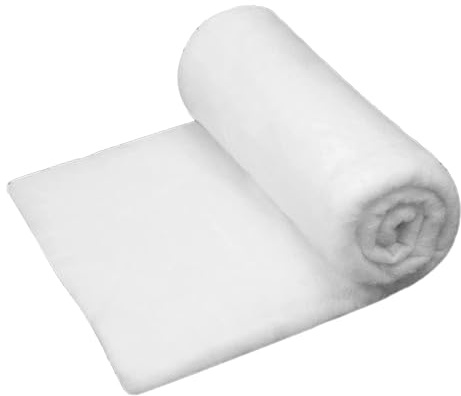 Hocadrv 1 Rolle 90x240cm Schneewatte Weihnachten Schneedecke Deko Weihnachten Kunstschnee Matte Dekoschnee Schneeteppich Deko