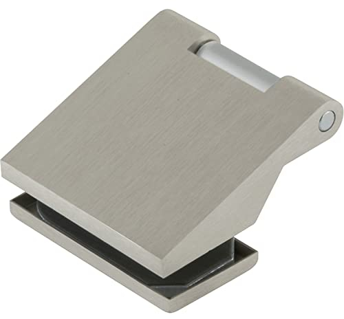Dorma Glas Junior Office Classic Türband Flügelteil (Türbeschalg) für Glastüren, Glasstärke 8-10mm, Glastürbeschlag Alu Edelstahl-Effekt Inhalt: 2 Stück