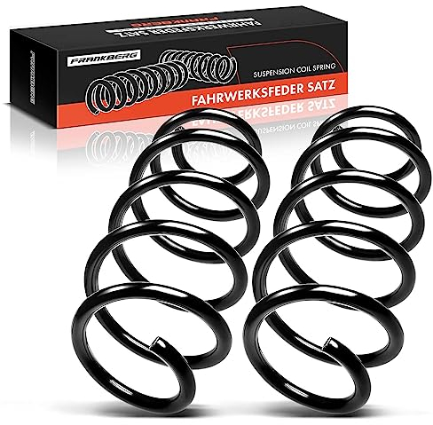 Frankberg 2x Federn Fahrwerksfeder Vorderachse Links Rechts Kompatibel mit T,o,u,r,a,n 1T1 1T2 1.9L 2.0L MPV 2003-2010 Replace# 1K0411105BP