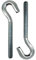 DOJA Industrial | Gewinde Schraubhaken | M12 x 90 | PACK 4 | Schwerlast Hakenschrauben | Bolzen Haken Schraub | Gewindehaken | Haken zum Schrauben: Wandhaken, Deckenhaken, Wandhaken, Haken Decke