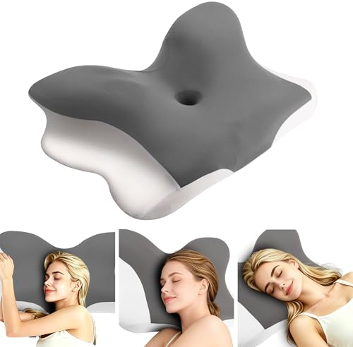 PCSXDSW Cervical Neck Pillow Memory Foam Pillows | Ergonomic Head Neck Support, Orthopedic, Side Sleep, Stomach Sleeping, Back Sleeper